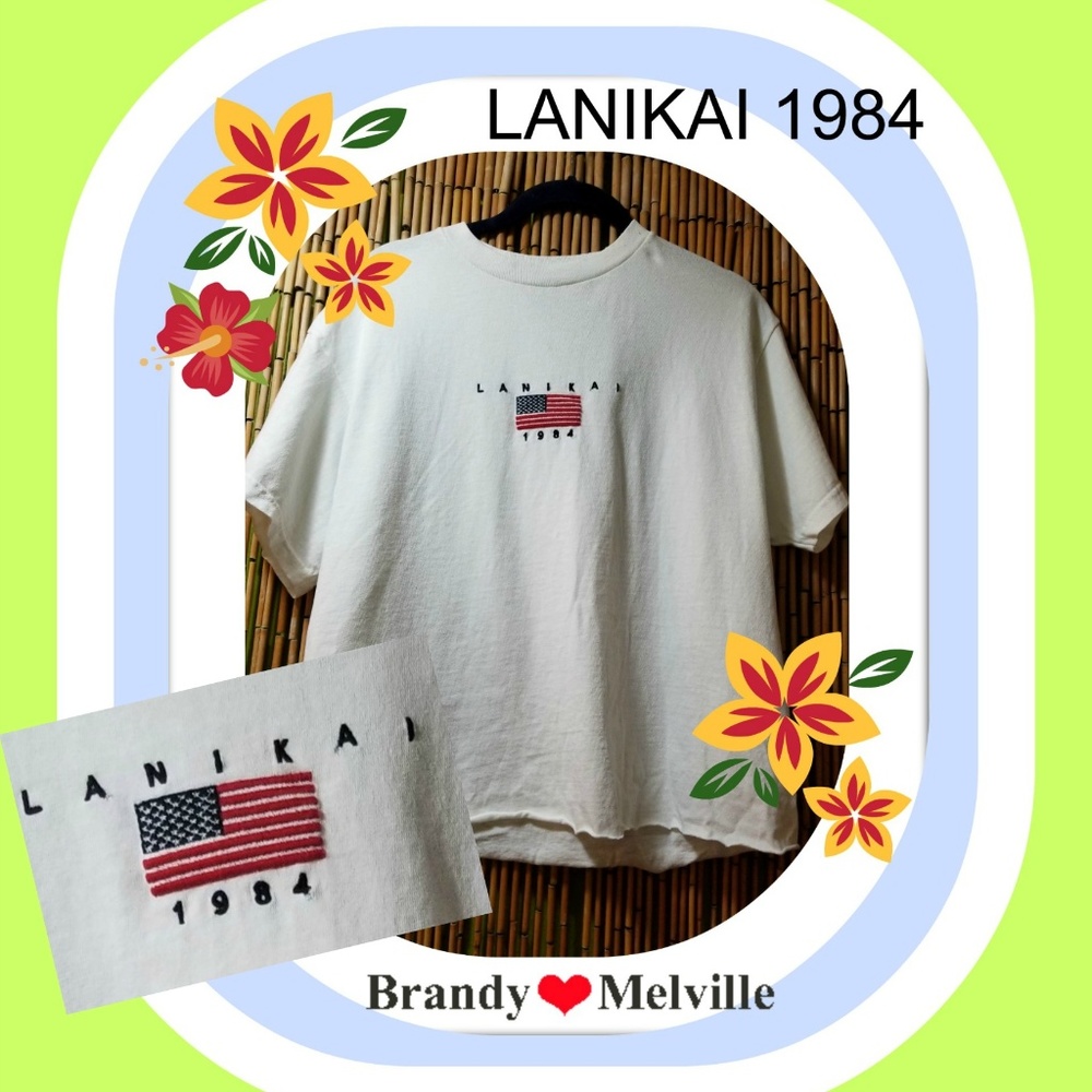 NEW Brandy Melville Lanikai 1984 Hawaii Aleena top
